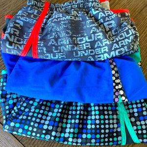 Under Armor Heat Gear Shorts - 3 pairs